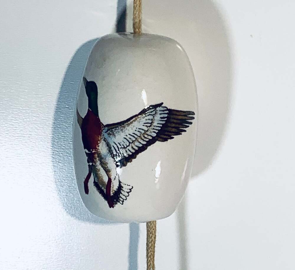 Ducks ceramic light pull